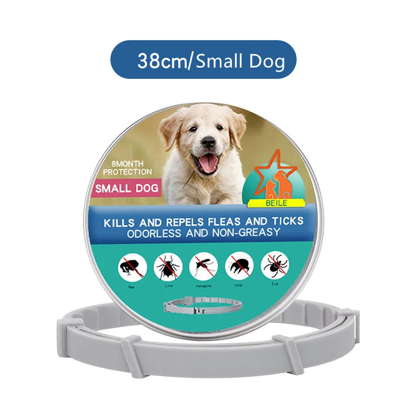 Flea and Tick Collar for Small and Large Dogs and Cats - Designed for long-lasting use