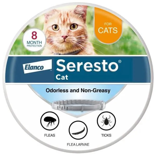 Flea and Tick Collar for Cats - Provides 8 Months of Protection and is Vet-Recommended