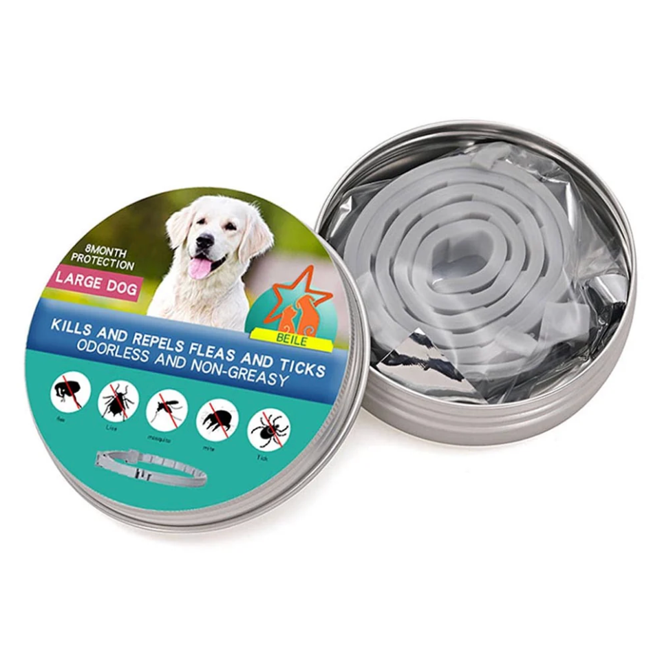 Flea and Tick Collar for Small and Large Dogs and Cats - Designed for long-lasting use